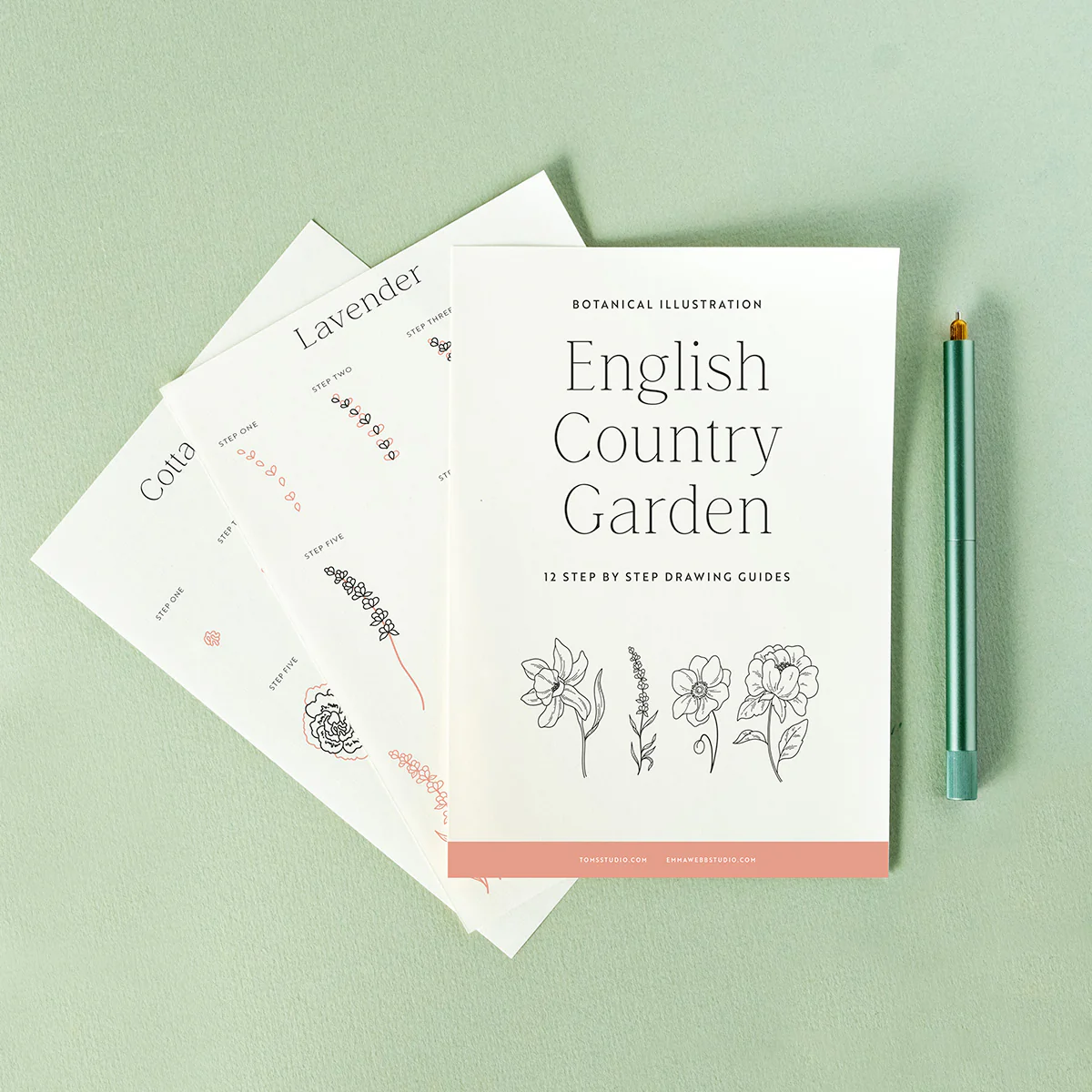 Drawing Guide: English Country Garden