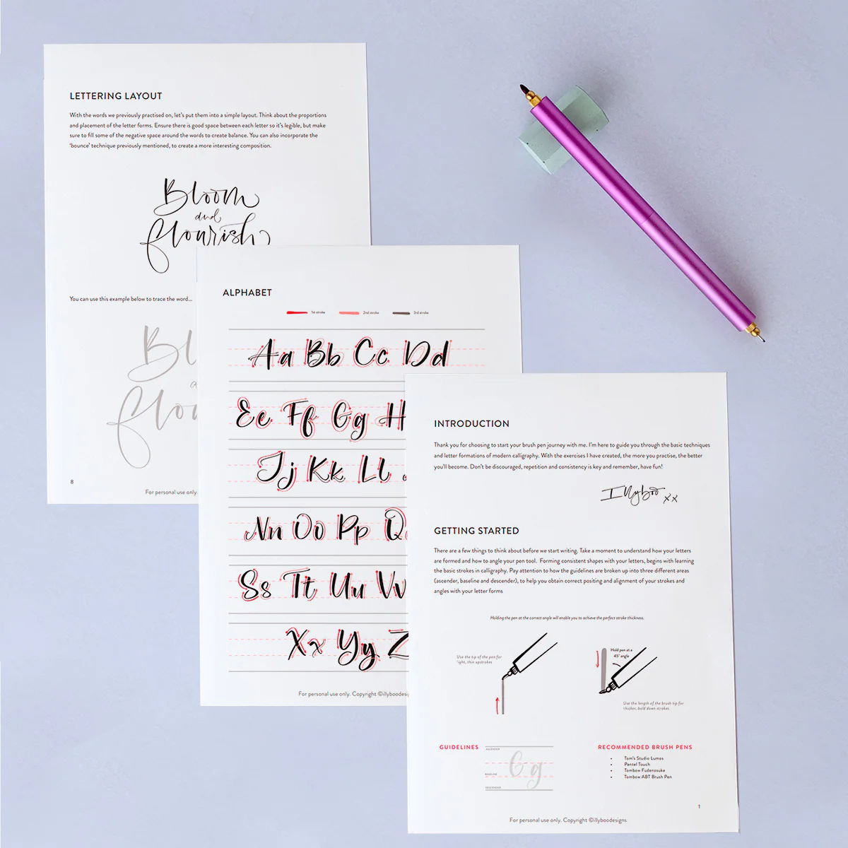 Brush Lettering Guide: Illy Boo x Tom's Studio - Image 2