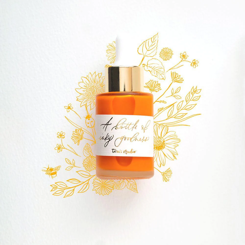 Sunflower Calligraphy Ink