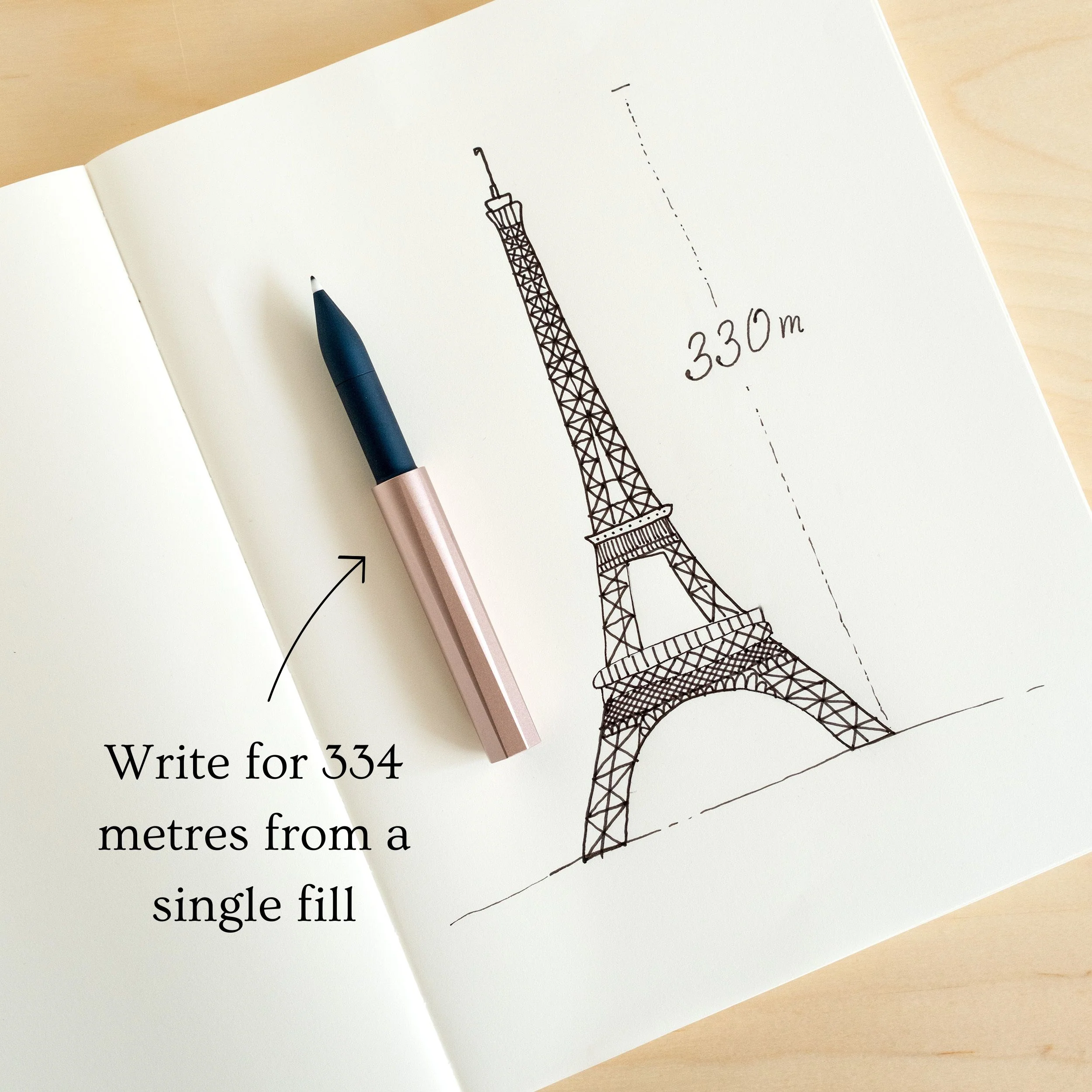 The Brass Wren - Refillable Writing Pen - Image 9