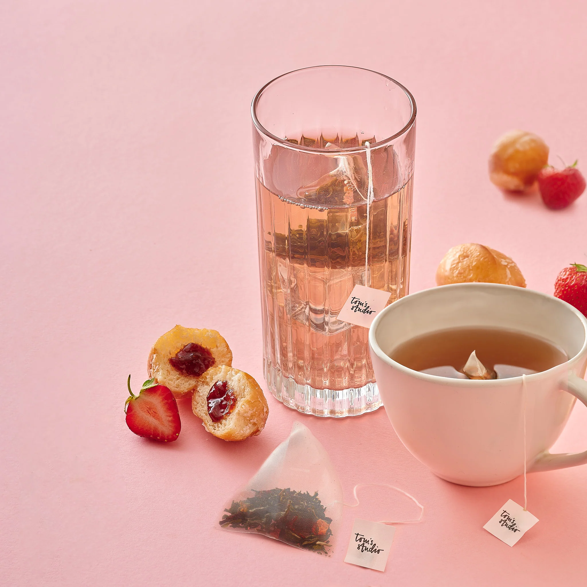 Tom's Studio 'Jam Doughnut' Tea (15 Tea Bags) - Image 2