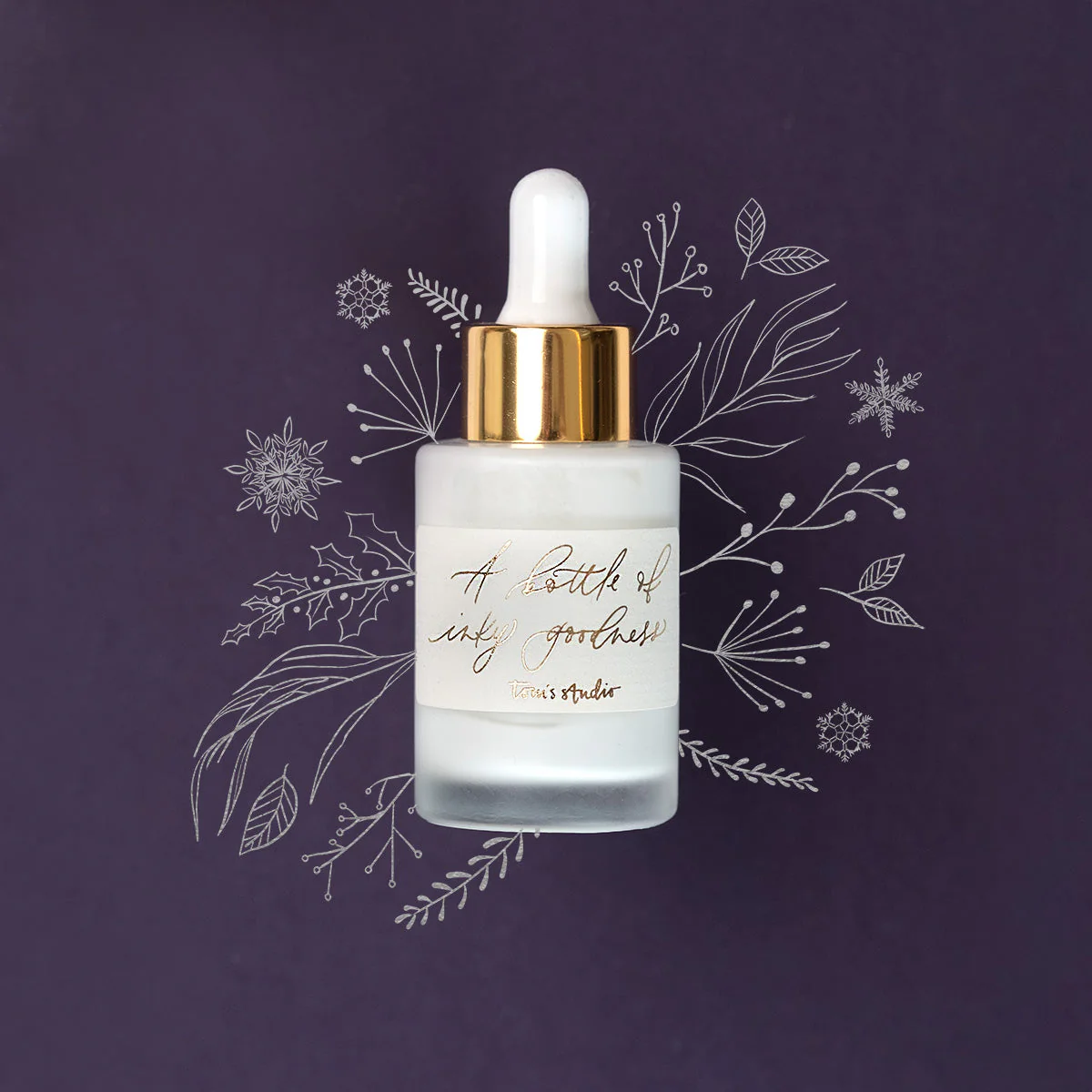 White Calligraphy Ink